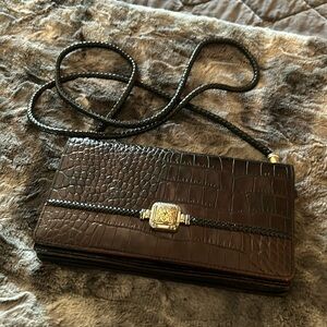 Brighton brown crossbody purse